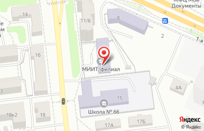 МИИТ, Московский государственный университет путей сообщения на Суздальском шоссе на карте