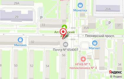 Магазин разливных напитков Мир пива на Пионерском проспекте на карте