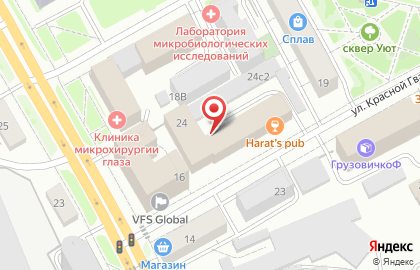 Юридическая фирма Центр современных технологий в Железнодорожном районе на карте