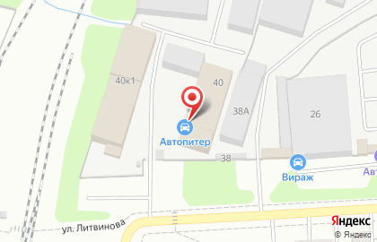 Интернет-магазин автозапчастей Автопитер в Октябрьском районе на карте