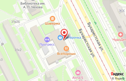 Аптека Лека-Фарм на метро Международная на карте