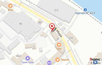 Транспортно-логистическая компания НовоПортСервис на улице Мира на карте