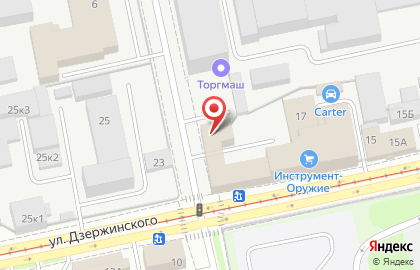 Производитель насосного оборудования Грундфос на улице Дзержинского на карте