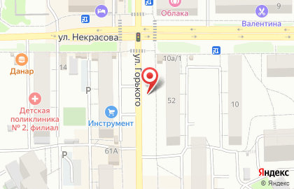 Магазин кондитерских изделий, ООО Кировский Хлебозавод №5 на улице Горького на карте