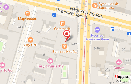 Петрокоммерцбанк (круглосуточно) на Владимирском проспекте на карте