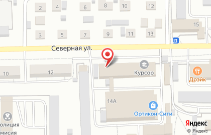 ТК Меркурий на Северной улице на карте