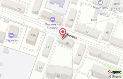 Магазин Русские пироги на улице Чехова на карте
