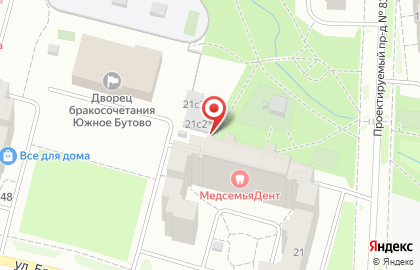 Милена на улице Брусилова на карте