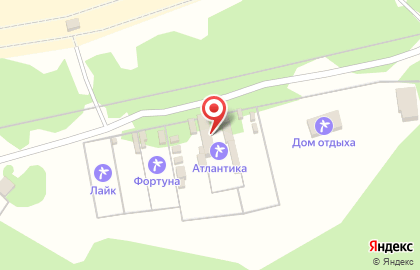 База отдыха Атлантика на карте