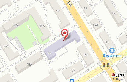 Екатеринбургский экономико-технологический колледж на Шефской улице, 13 на карте
