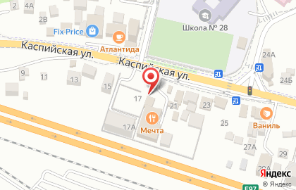 Ресторан Мечта на Каспийской улице на карте