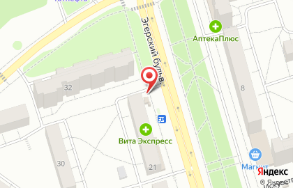 Чувашпечать на Эгерском бульваре на карте