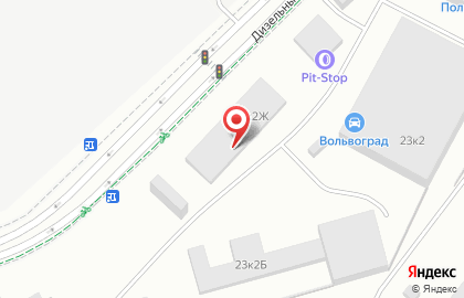 Московское шоссе 23 к2, производственно-складской комплекс на карте