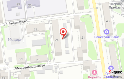 СтройКомплект на улице Андрианова на карте