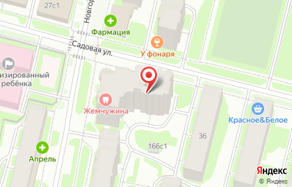Продвижение на Садовой улице на карте