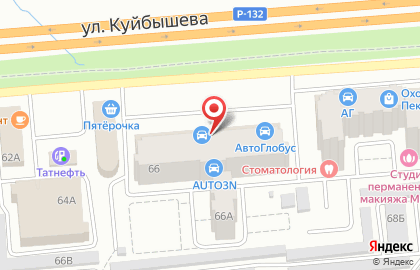 Автошкола АвтоДар на улице Куйбышева на карте