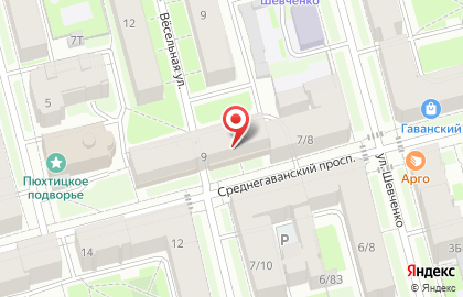 Аптека Магнит в Санкт-Петербурге на карте