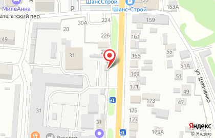 Шиномонтажная мастерская в Пионерском переулке на карте