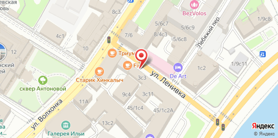 Центр психологической поддержки Ананда на улице Ленивке на карте