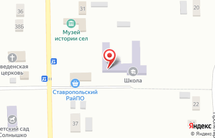 Основная общеобразовательная школа на Советской улице на карте