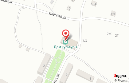 Дом культуры, с. Червленое на карте