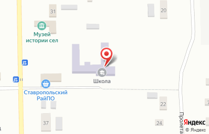 Основная общеобразовательная школа, сельское поселение Большая Рязань на карте
