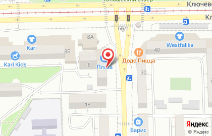 Торгово-сервисный центр Мега Мастер в Октябрьском районе на карте