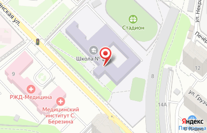 Школа танцев Дети России в Железнодорожном районе на карте