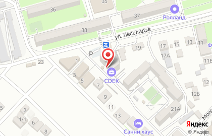 Море рыбы на улице Леселидзе на карте