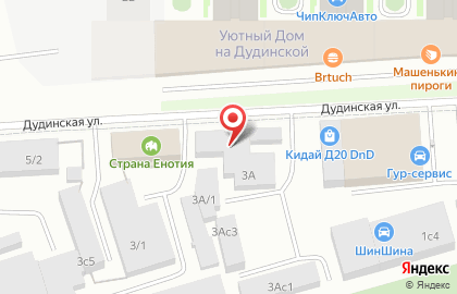 Магазин керамической плитки Центр кафеля на Дудинской улице на карте