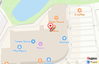 Торгово-развлекательный центр Макси в Смоленске на карте