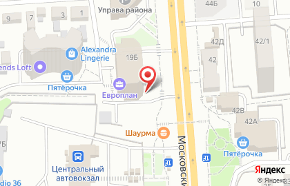 Россельхозбанк в Воронеже на карте