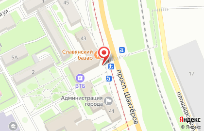 Центр подготовки кадров на проспекте Шахтёров на карте