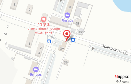 Продуктовый магазин Эконом на Транспортной улице на карте