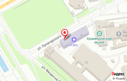 Торговая компания Компонент на улице Луначарского на карте