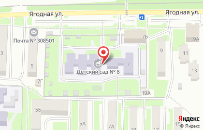 Детский сад №8, пос. Дубовое на карте