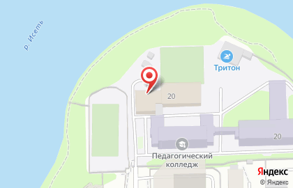 Свердловский областной педагогический колледж на карте