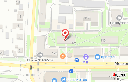 Мастерская по изготовлению памятников на Московской улице на карте