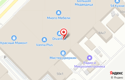 Производственная компания Мастер мебель на Светлановской улице на карте