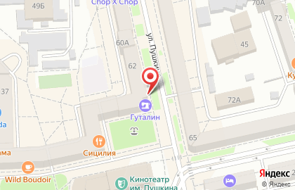 Фитнес-клуб Ювента в Советском районе на карте