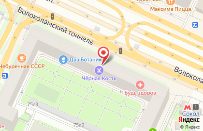Удобный магазин Магнолия на метро Сокол на карте