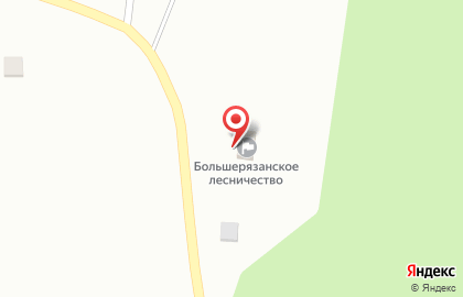 Большерязанское лесничество на Лесной на карте