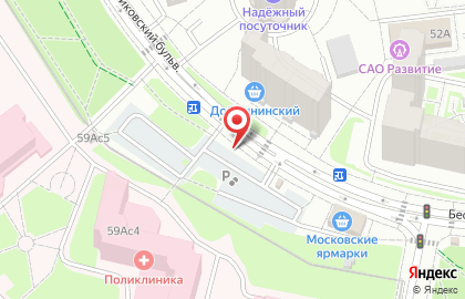 На бульваре на карте