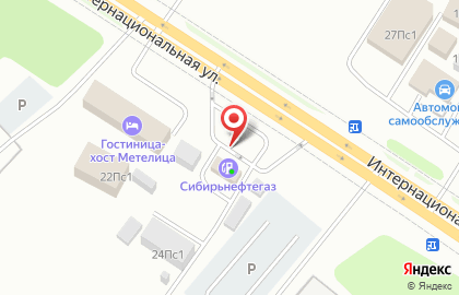 АЗС Газпром-ГЭС Сургут на Интернациональной улице на карте