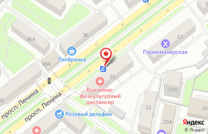 Киоск ТК Экспресс на проспекте Ленина на карте