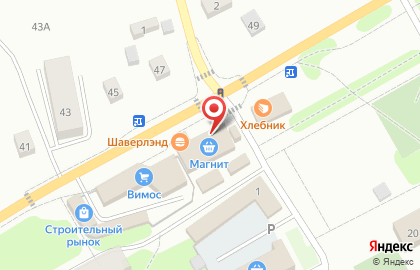 Супермаркет Магнит в Санкт-Петербурге на карте