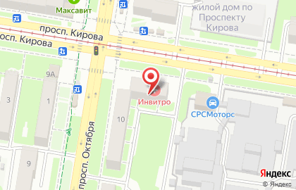 Ювелирный магазин Гранат в Автозаводском районе на карте