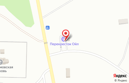 Перекресток Ойл на Шоссейной улице на карте