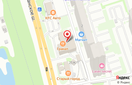Ресторанно-гостиничный комплекс GRANAT в Нижегородском районе на карте