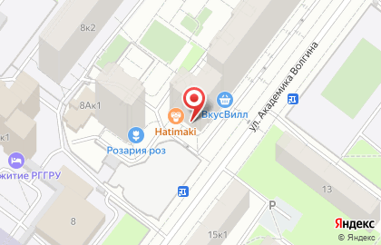 Алкомаркет Винлаб на улице Академика Волгина на карте